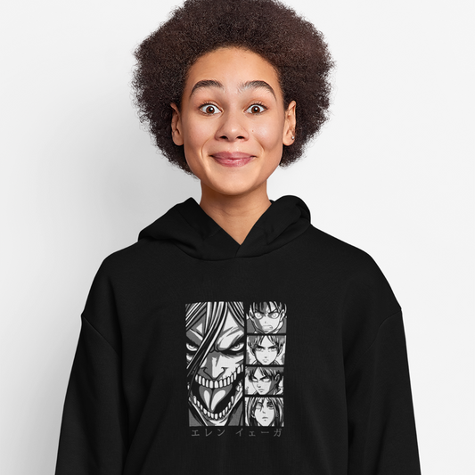 “From Boy to Titan” Eren Yeager Evolution Hoodie