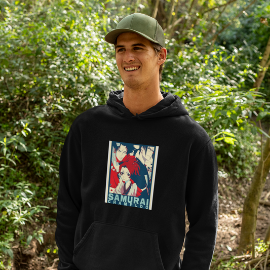 Retro Road Poster Hoodie
