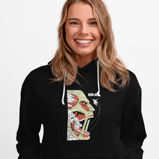 “Clash of Titans” Eren vs Colossal Hoodie